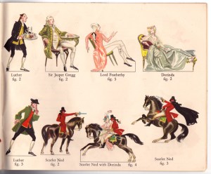 Page of ladies and scoundrels from The High Toby