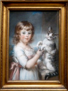Tate Russell boy and cat