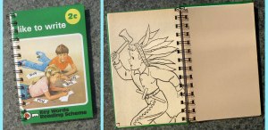 See Jane's lovingly upcycled notebook